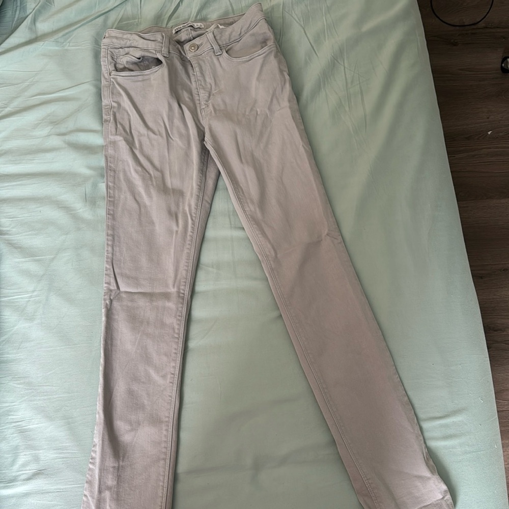 Zara light grey skinny jeans size 6